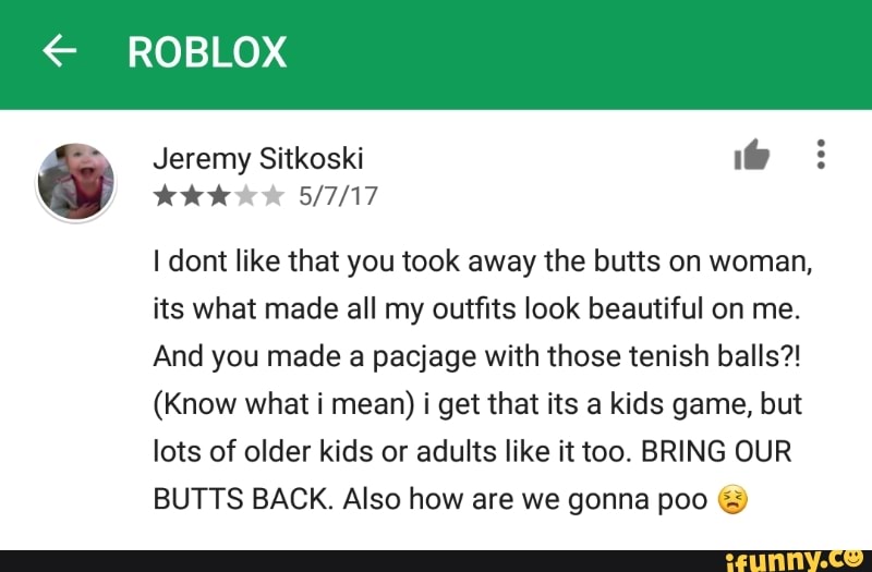 Roblox Butts