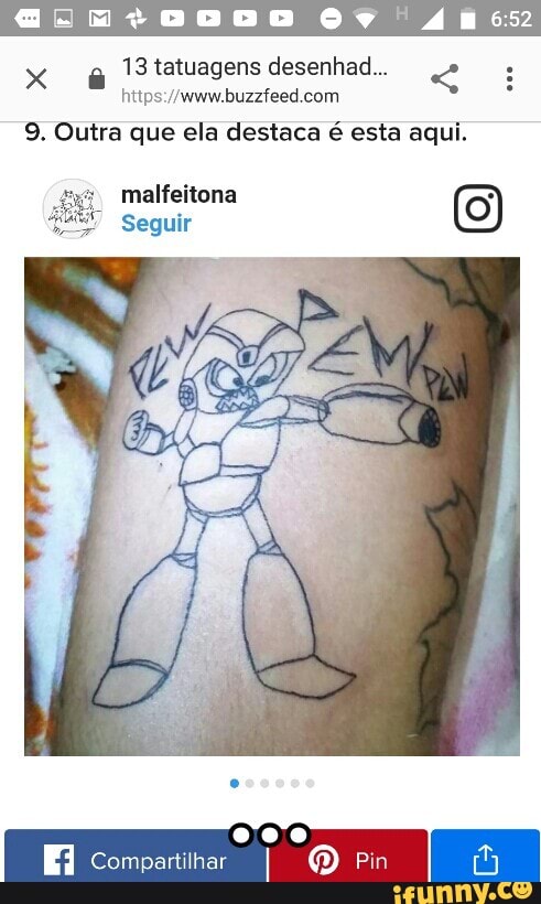 a 13 tatuagens desenhad... https://www.buzzfeed.com 5
9. Outra que ela destaca é esta aqui.