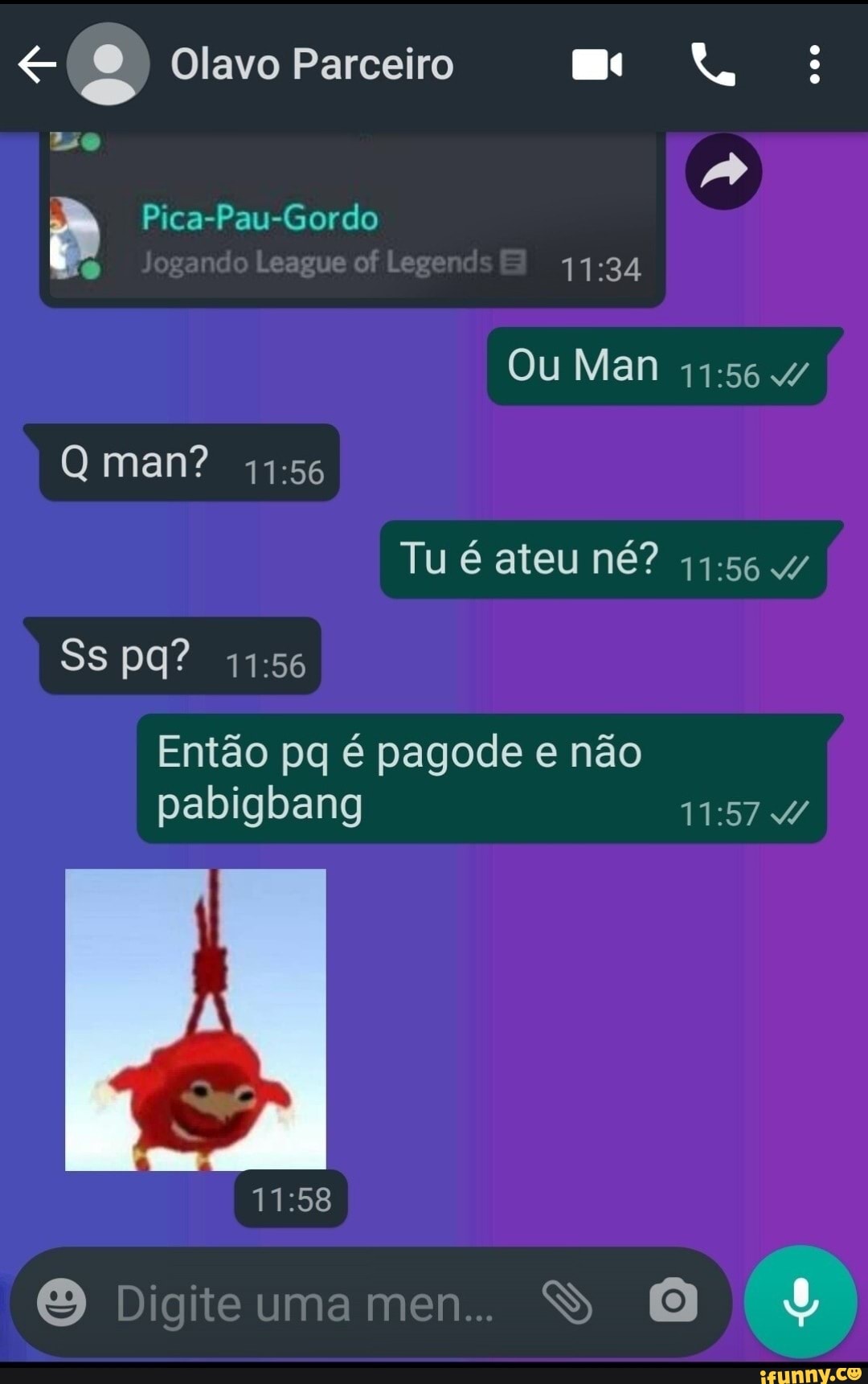 Então pq é pagode e não