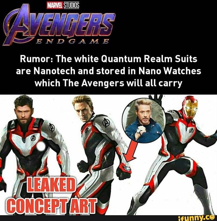 Rumor The White Quantum Realm Suits Are Nanotech And Stored