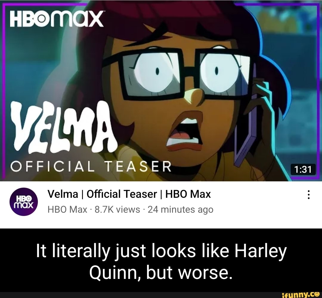 HBOMAX OFFICIAL TEASER we Velma I Official Teaser I HBO Max max HBO Max ...