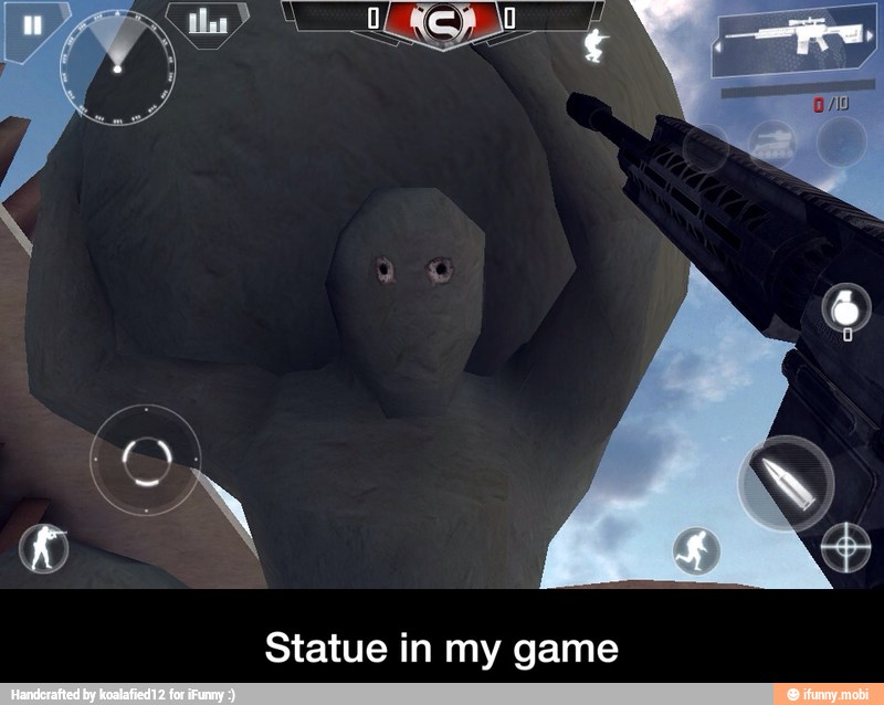 Statue in my game - Statue in my game