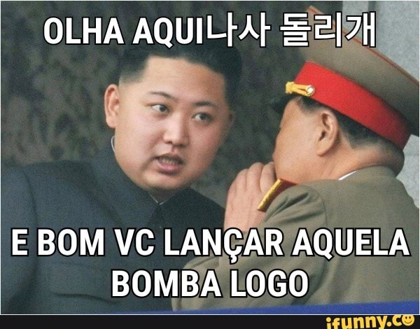 OLHA
E BOM VC LANÇAR AR AQUELA BOMBA LOGO