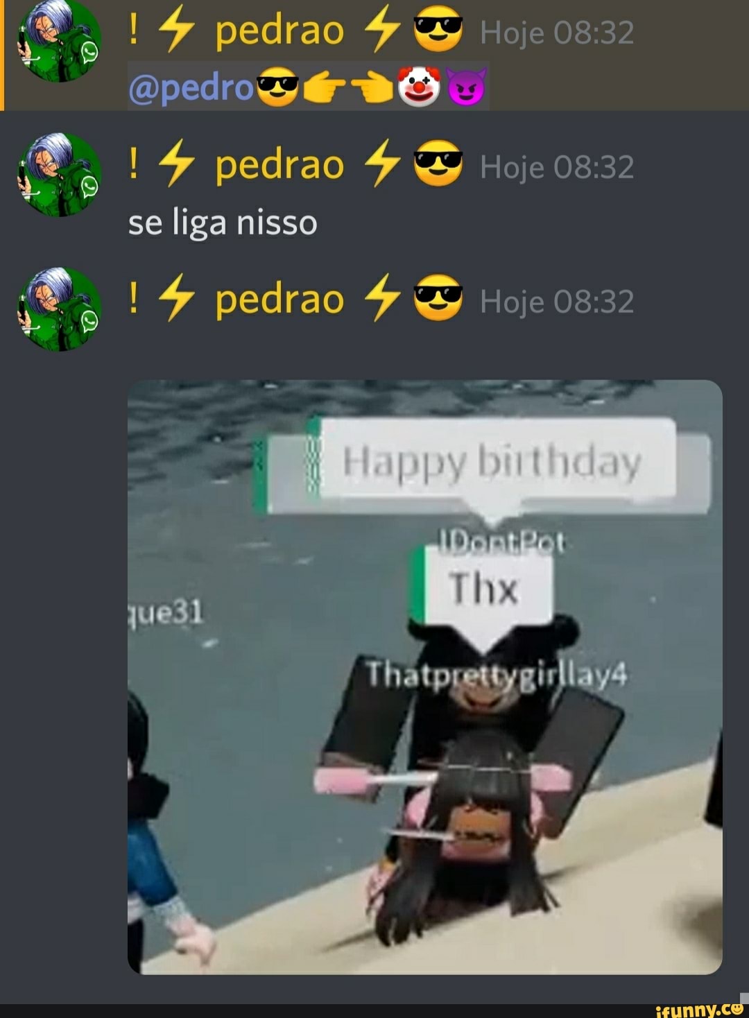 Es pedrao
pedro pedrao Hoje 0832
se liga nisso pedrao ÉS) Hoje 08.32