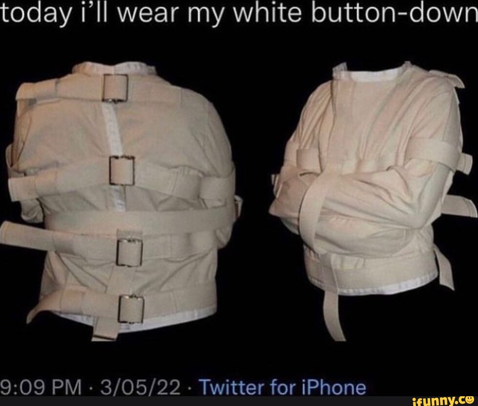 Today I&rsquo;ll wear my white button-down PM - - Twitter for iPhone 