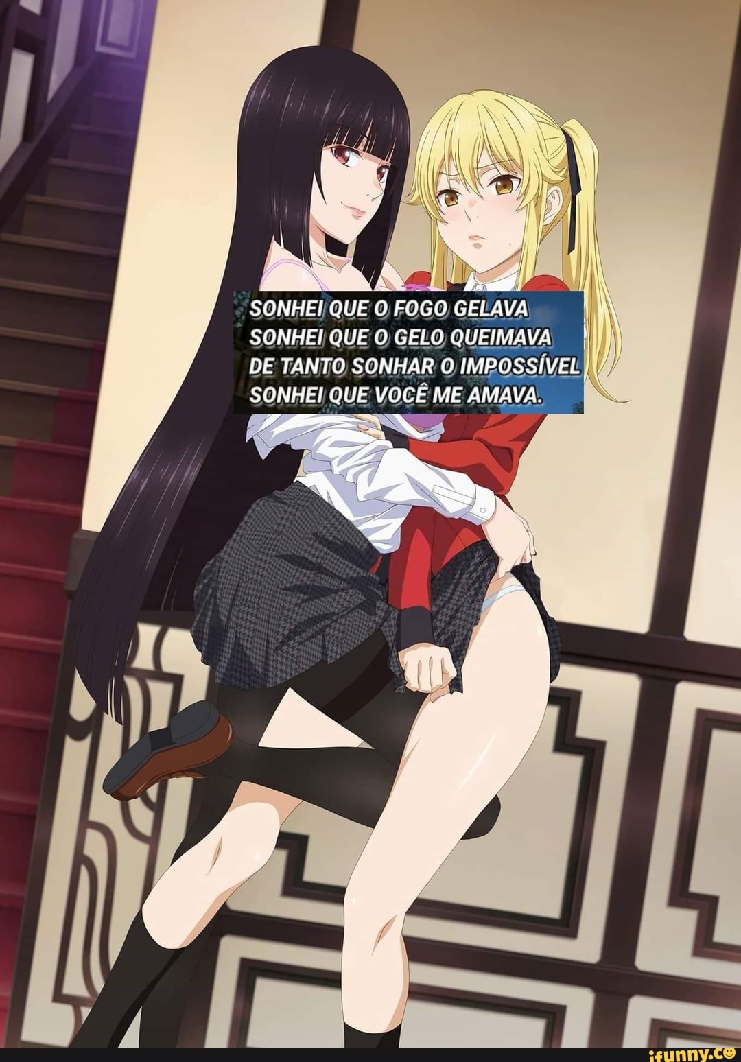 SONHEI QUE O GELO Q 1)
DE TANTO SONHAR 0 IMPOSSIVEL V7