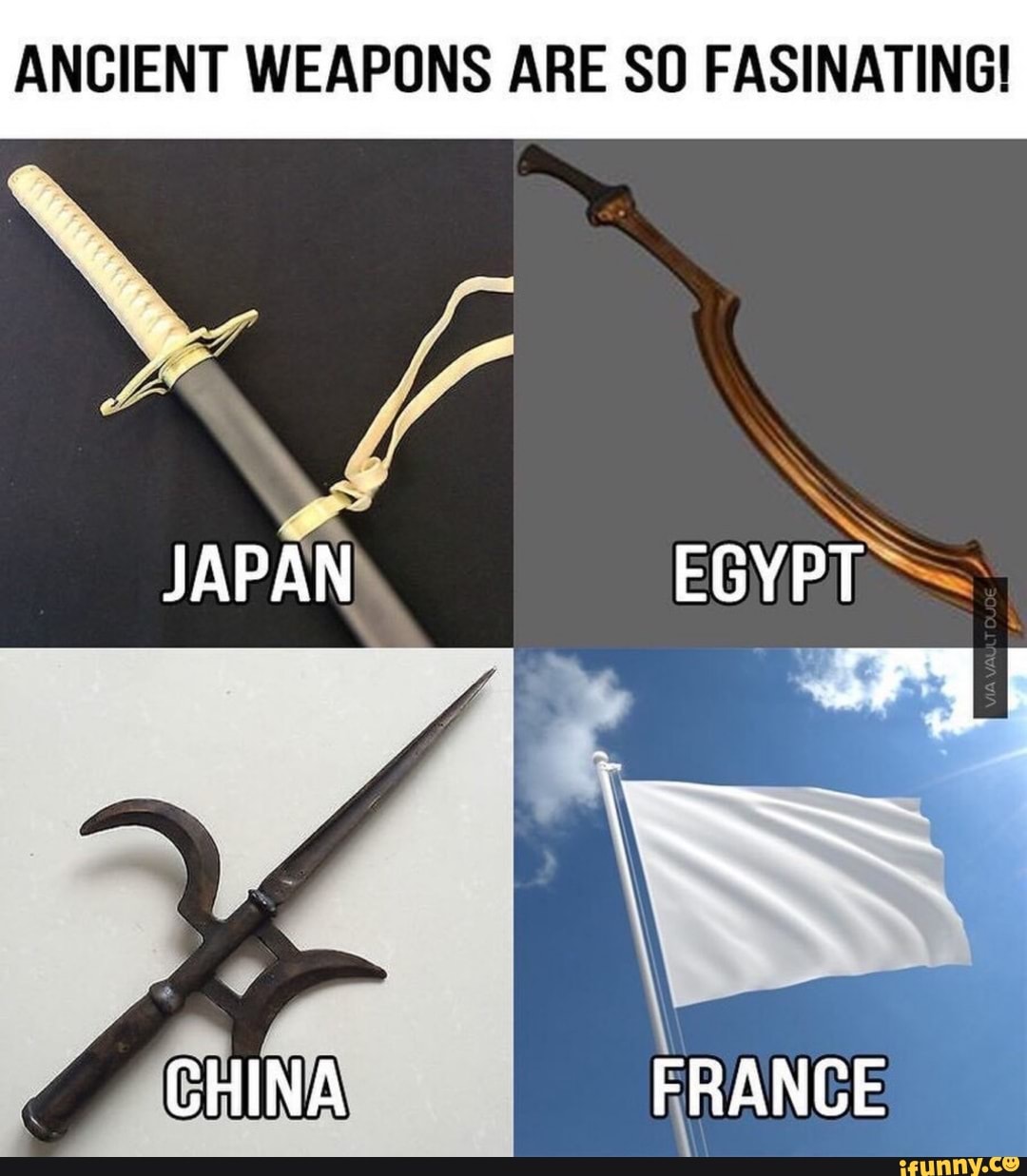 ANCIENT WEAPONS ARE SO FASINATING!
X
JAPAN) hl