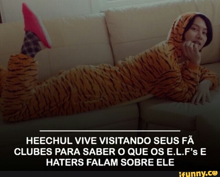 HEECHUL VIVE VISITANDO SEUS FÃ
CLUBES PARA SABER O QUE OS E.L.F's E
HATERS FALAM SOBRE ELE