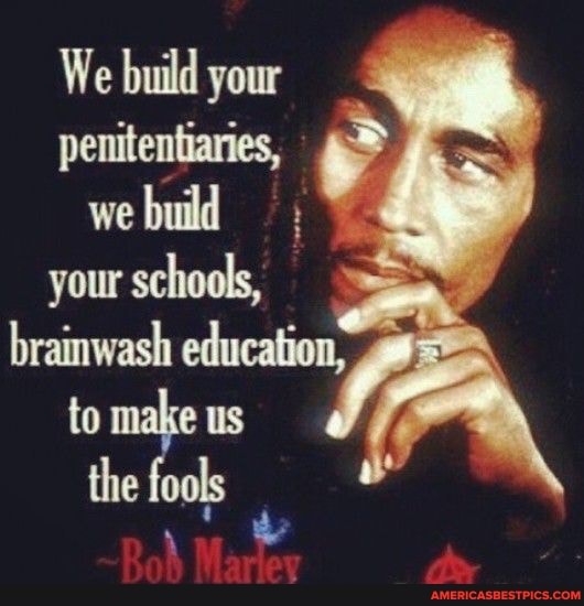 We build your penitentiaries, we build
your schods,
brainwash
Us
the fools