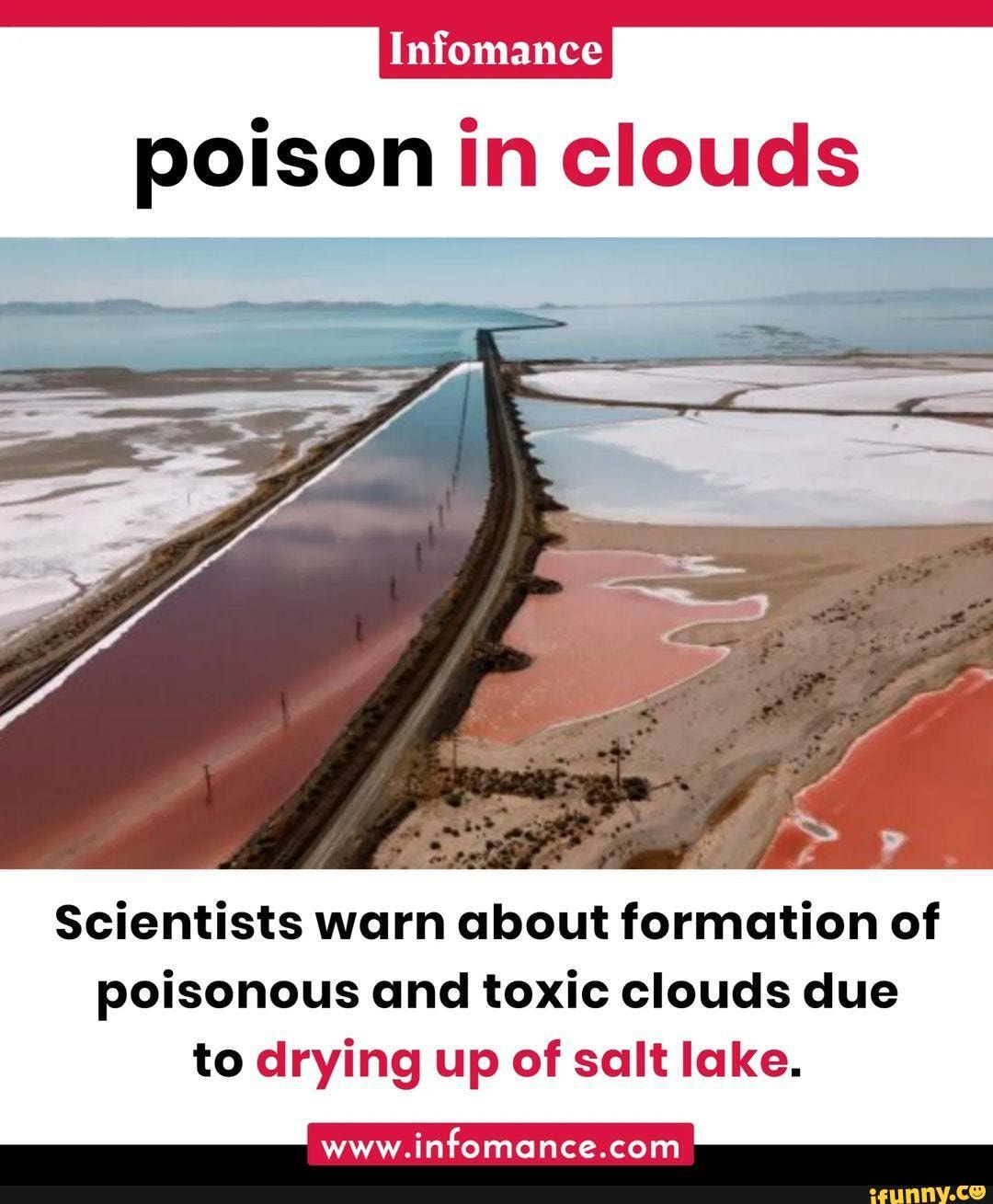 Infomance poison in clouds Scientists warn about formation of poisonous and toxic clouds due to