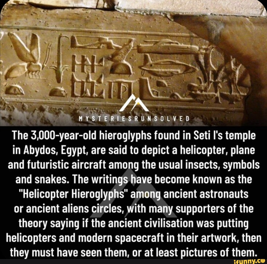 VAN The 3,000-year-old hieroglyphs found in Seti I's temple in Abydos ...