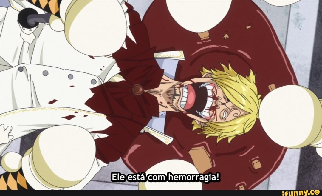 Ele estáfcom hemorragia!