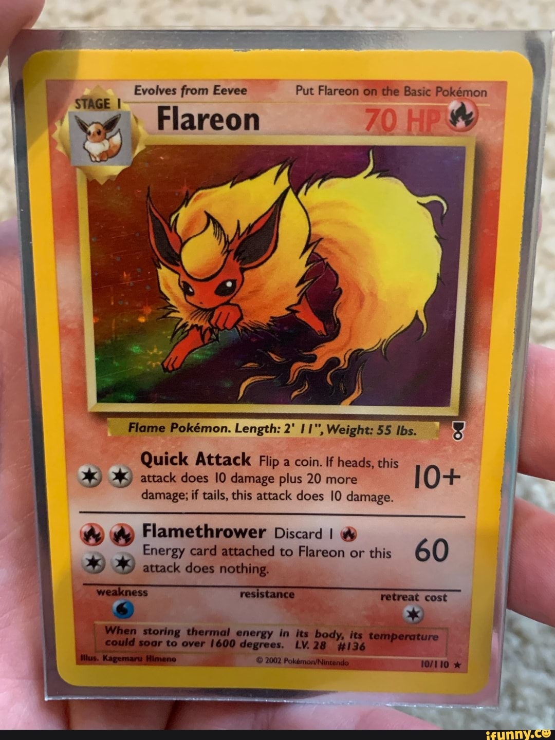 GE Evolves from Eevee Put Flareon on the Basic Ra Flareon 70 Flame ...