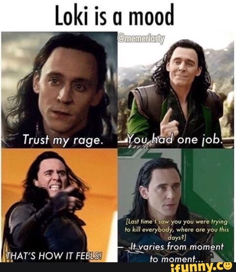 Loki is a mood - iFunny