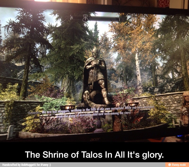 The Shrine of Talos In All It's glory. - The Shrine of Talos In All It's glory.