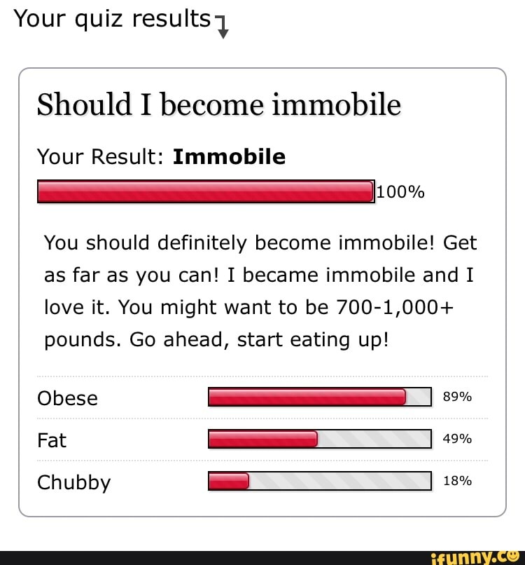Immobile Fat Story