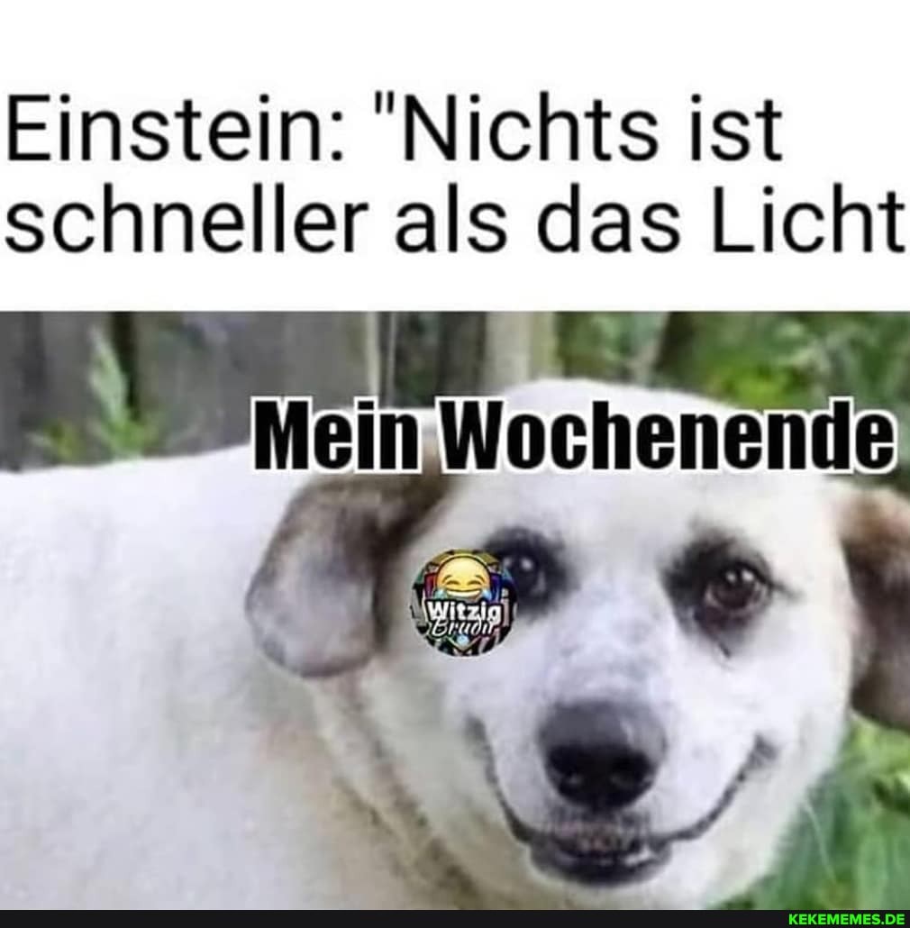 Einstein: "Nichts ist schneller als das Licht