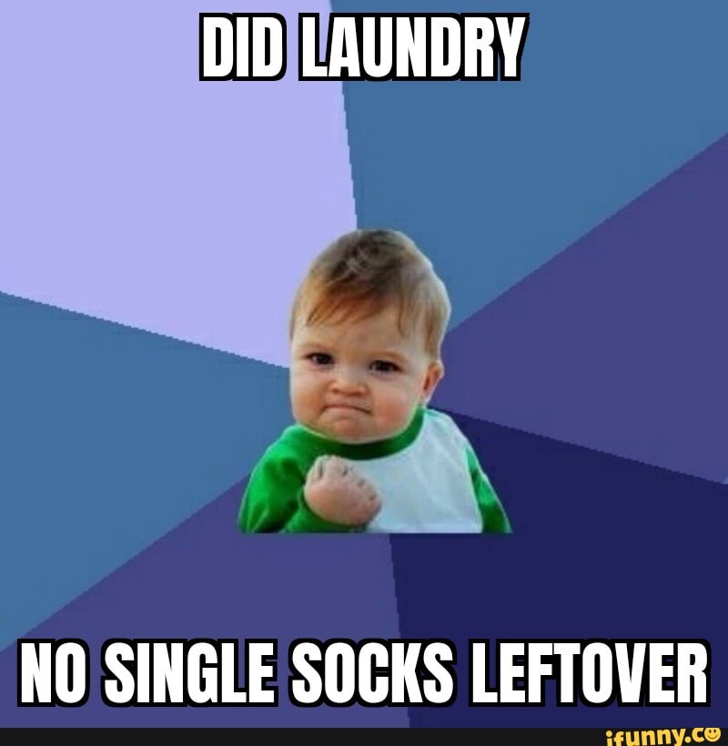 NO SINGLE SOCKS LEFTOVER