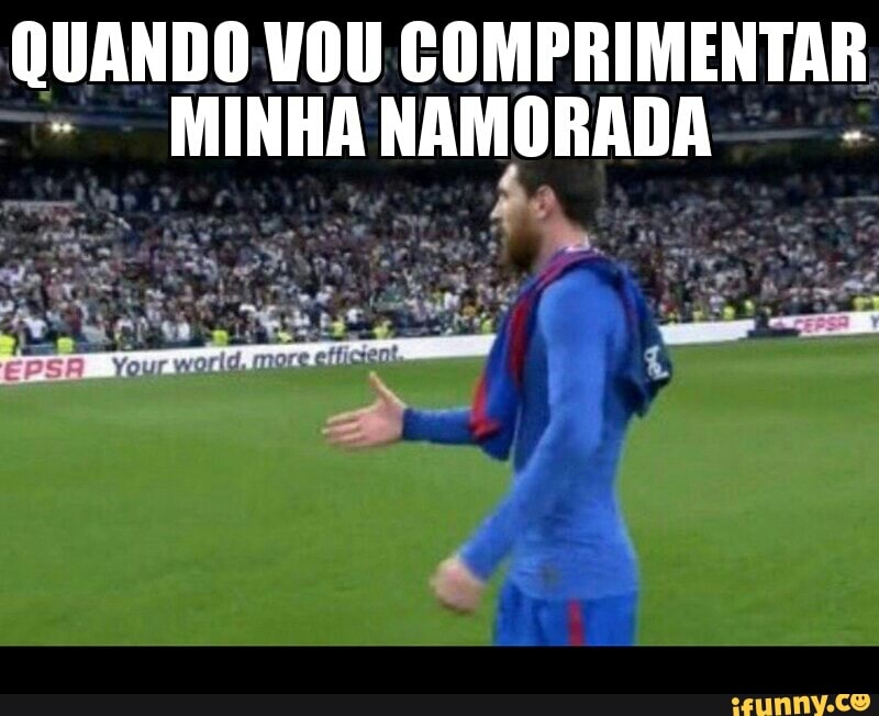 QUANDO VOU COMPRIMENTAR
MINHA HAM ADA
