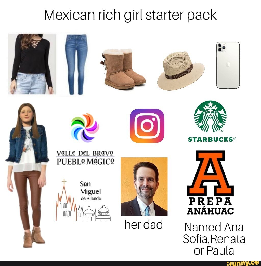 Mexican rich girl starter pack Be STARBUCKS DeL BRaVo PUEBL2 San Miguel