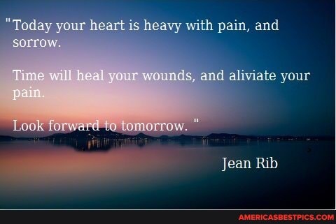 is heavy with pain, and
nd aliviate your
Jean Rib