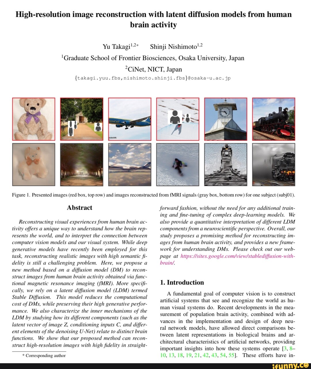 High-resolution image reconstruction with latent diffusion models from ...