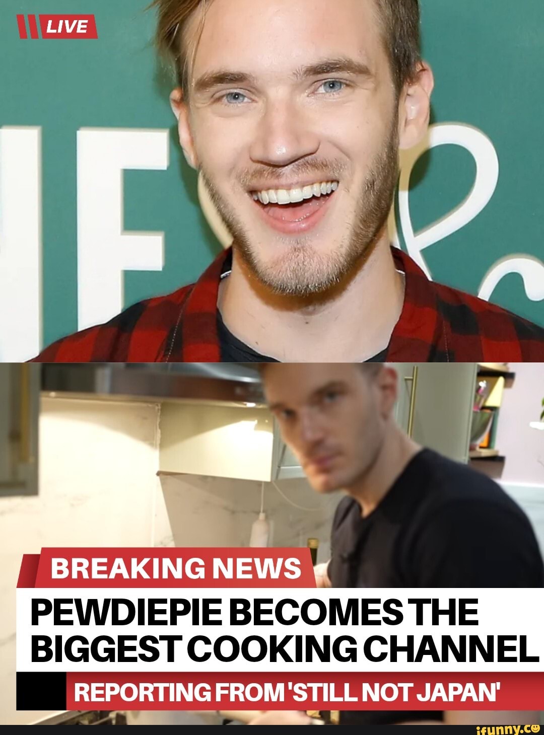 LIVE BREAKING NEWS PEWDIEPIE BECOMES THE BIGGEST COOKING CHANNEL I ...