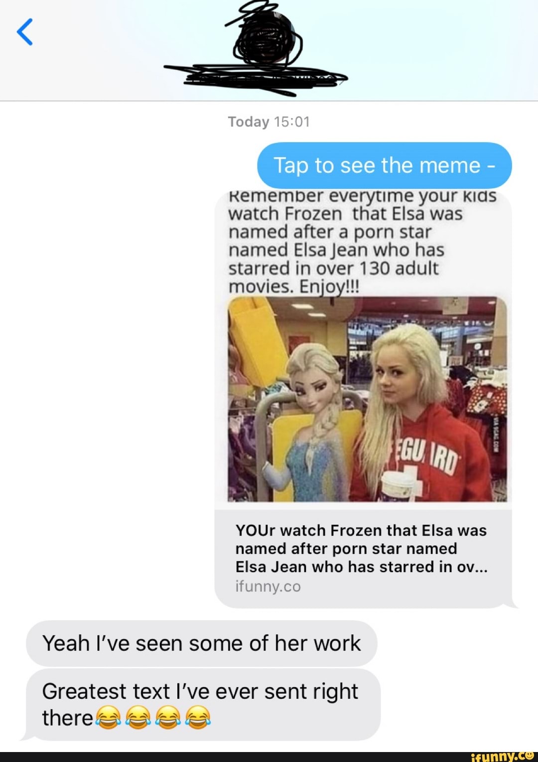 1080px x 1529px - Today Tap to see the meme - Kemember everytime your kids watch Frozen that  Elsa was named