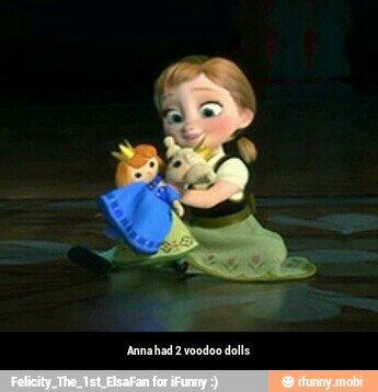 2 - Anna had 2 voodoo dolls
