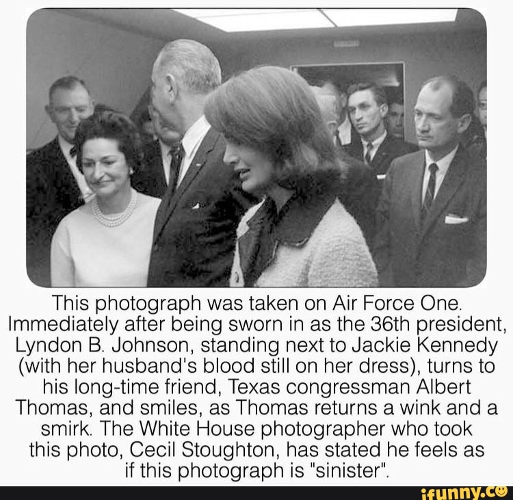 This Photograph Was Taken On Air Force One. Immediately After Being ...