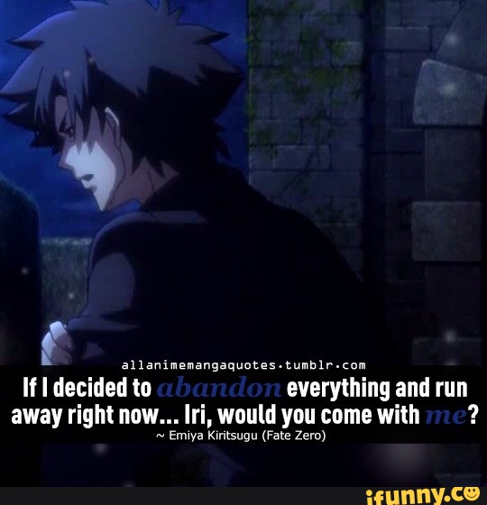 Kiritsugu memes. Best Collection of funny Kiritsugu pictures on iFunny