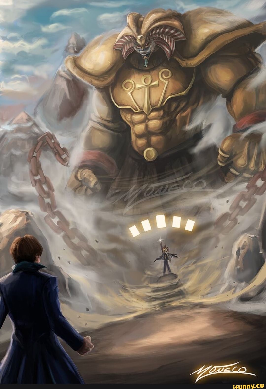 art, aesthetic, awesome, cool, amazing, beautiful, wow, chill, yugioh, yugi, yami, atem, kaiba, seto, seitokai, exodia
