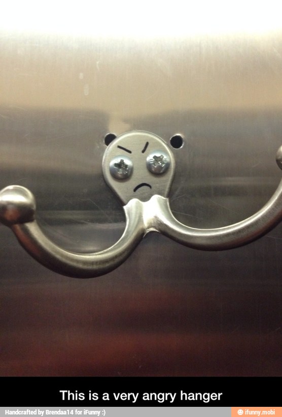 This is a very angry hanger - This is a very angry hanger