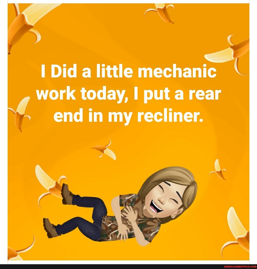 Did a little mechanic
work today, I put a rear end in my recliner.