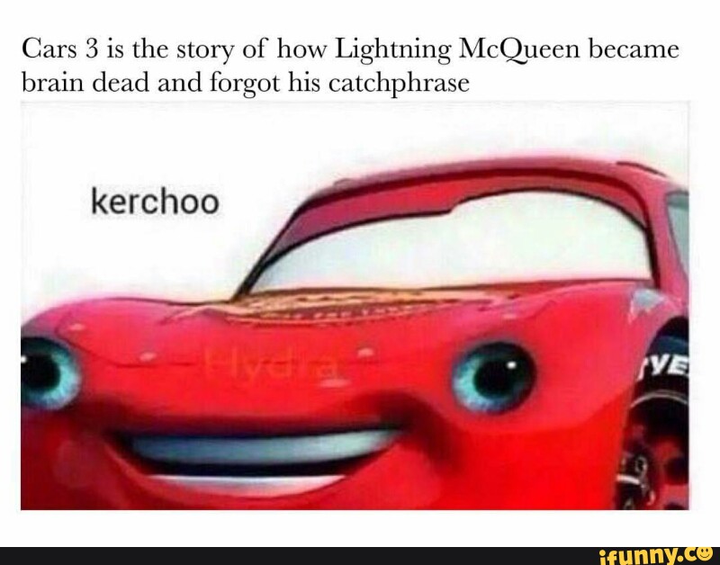 Cars 3 is the story of how Lightning McQueen became brain dead and