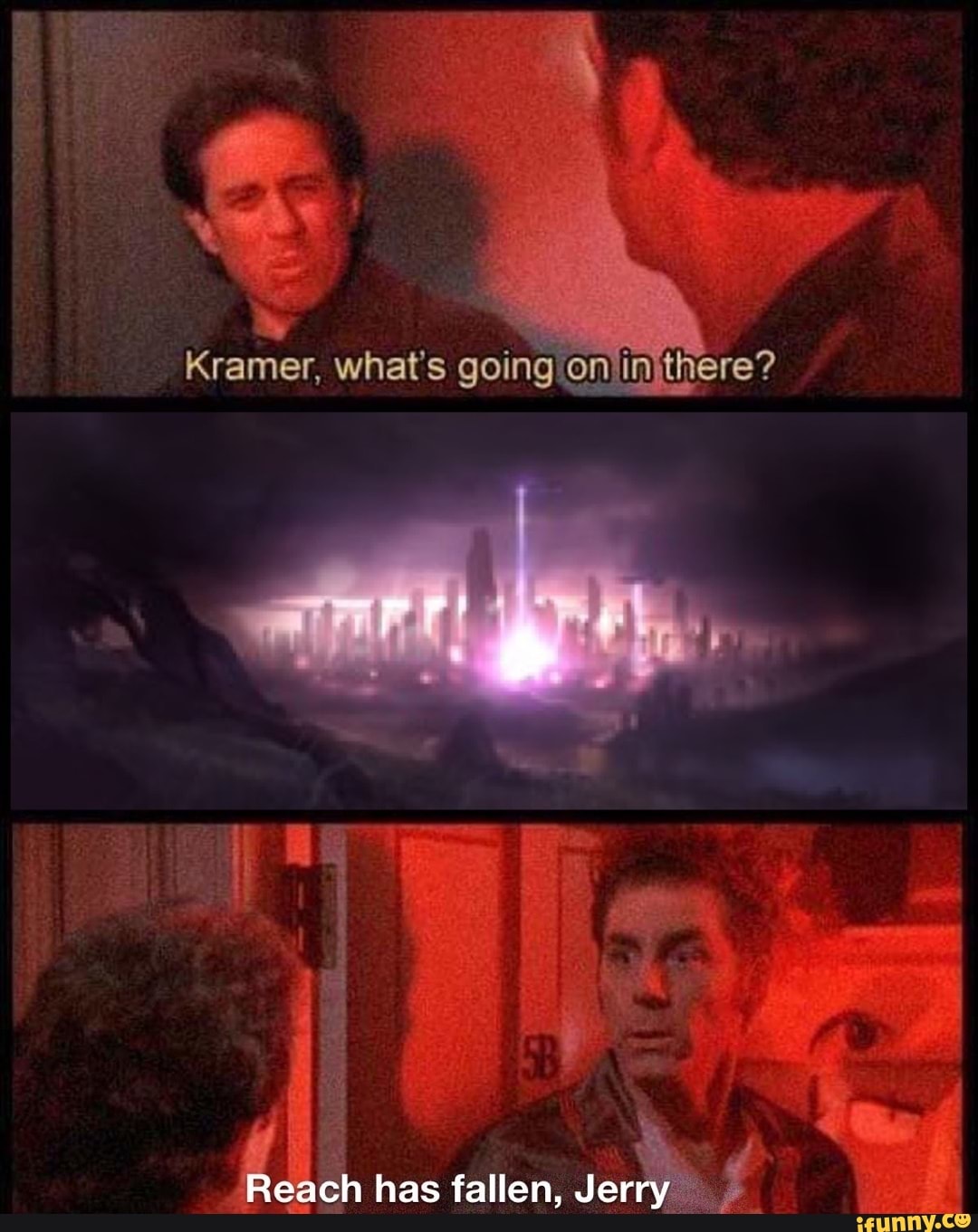 Kramer, what's going tiiere? Reach has fallen, Jerry - iFunny