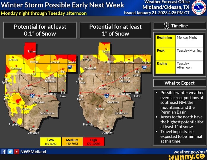 Winter Storm Possible Early Next Week Monday night through Tuesday ...