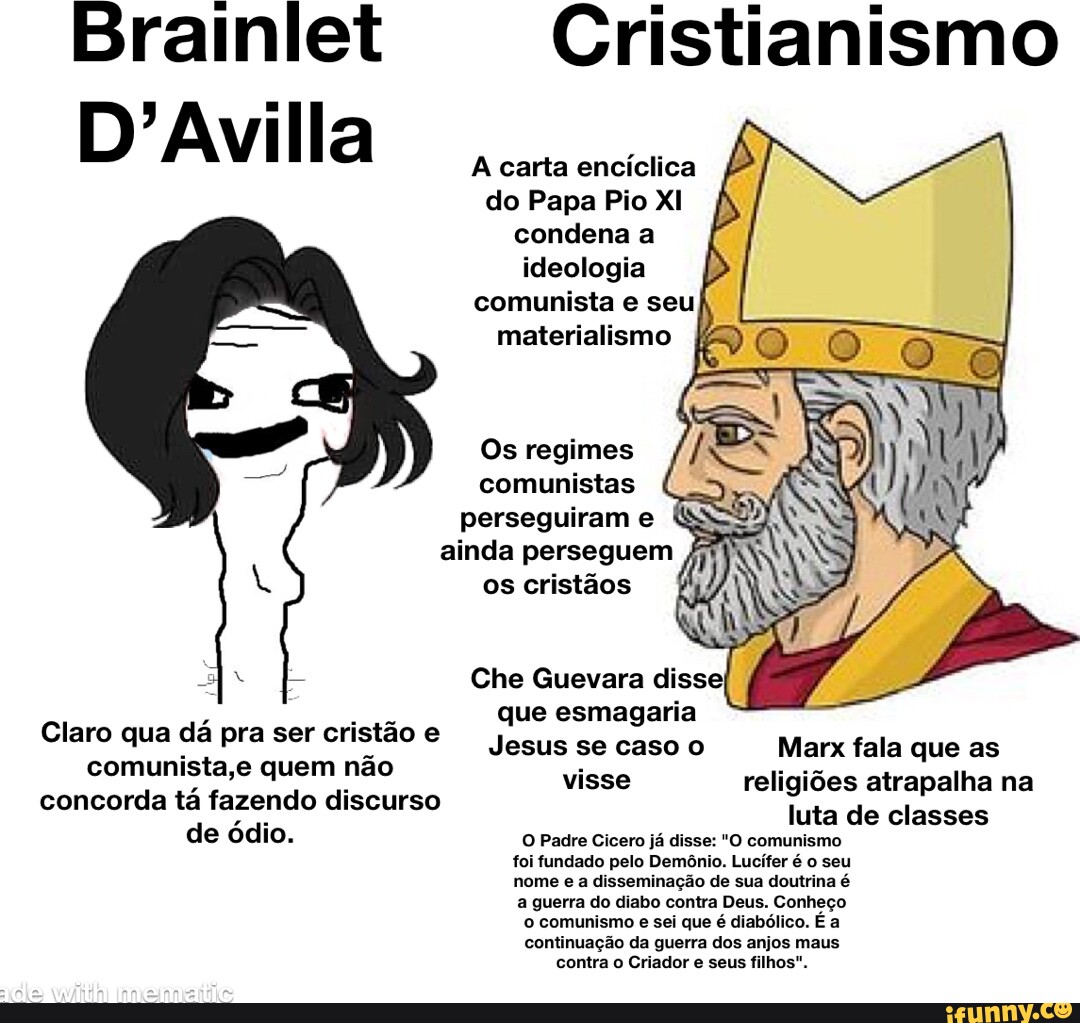 Brainlet Cristianismo D Avilla A carta encíclica do Papa Pio XI condena a ideologia comunista e