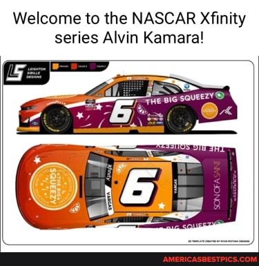 Welcome to the NASCAR Xfinity series Alvin Kamara!