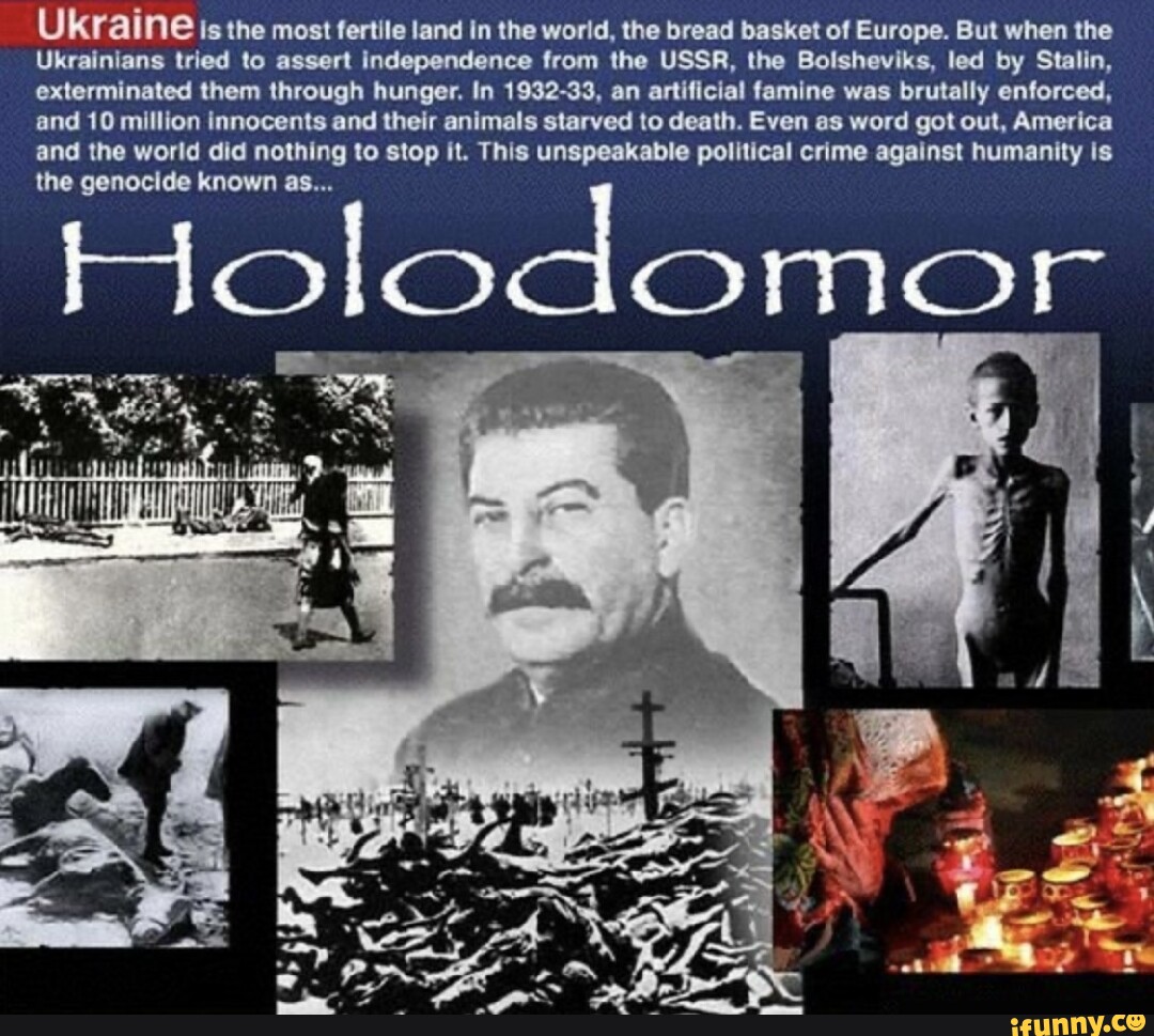 Ukraine the most fertile land in the world, the bread basket of Europe