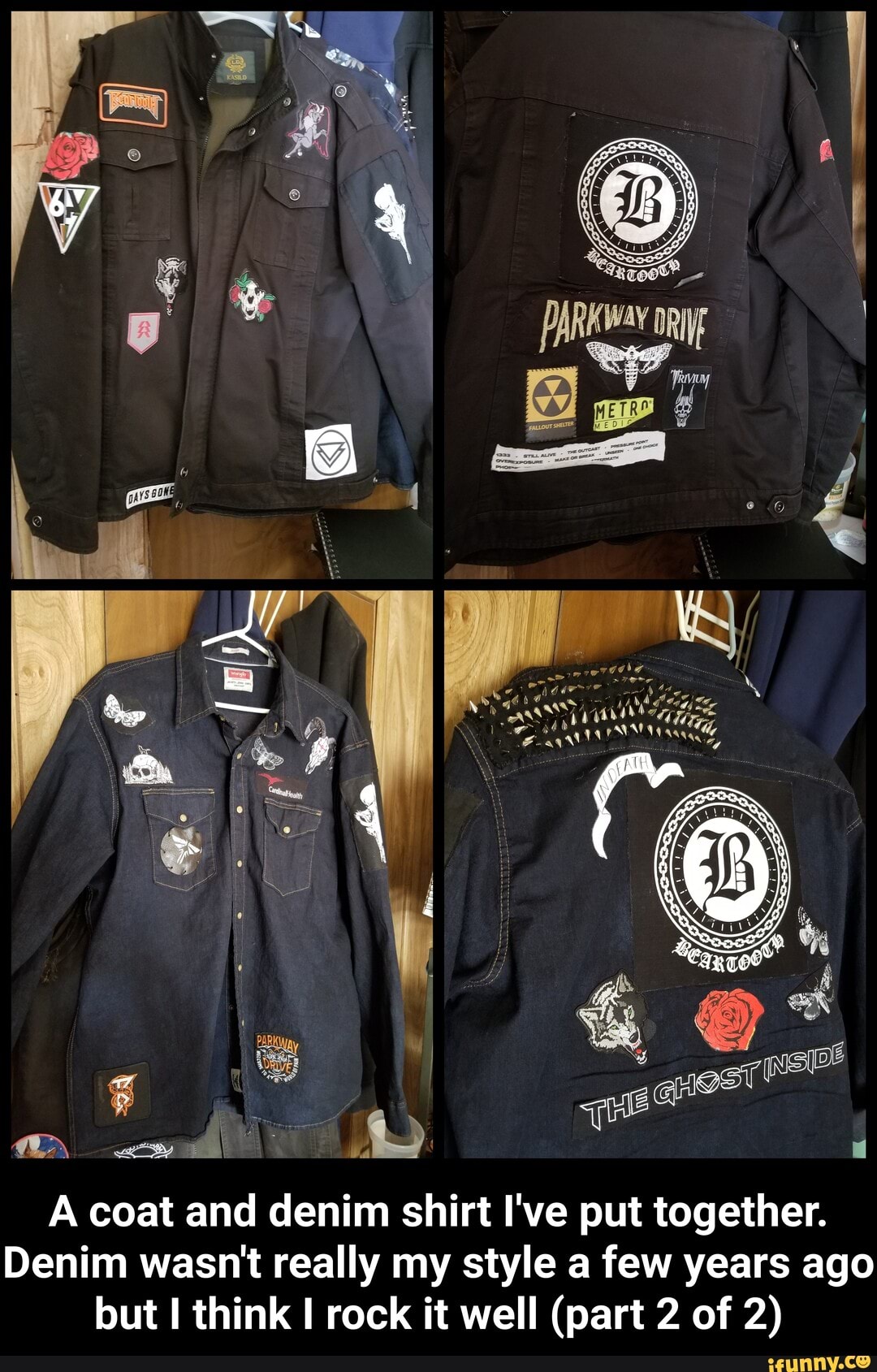 A coat and denim shirt I've put together.
Denim wasn't really my style a few years ago but think rock it well (part 2 of 2) - A coat and denim shirt I've put together. Denim wasn't really my style a few years ago but I think I rock it well (part 2 of 2)