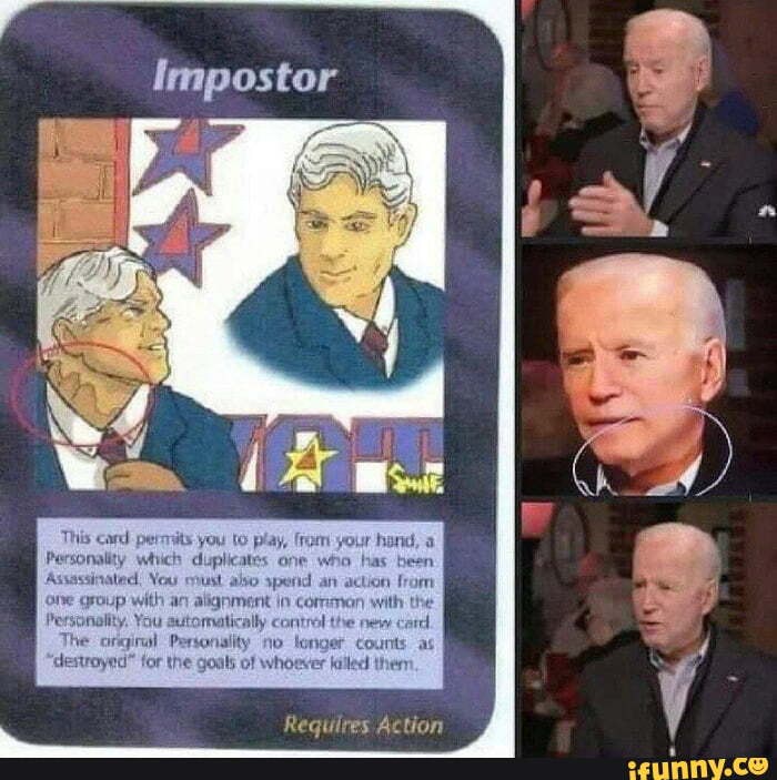 Impostor Your Hand A Has Been On From Its You Which Duplicates Nated 