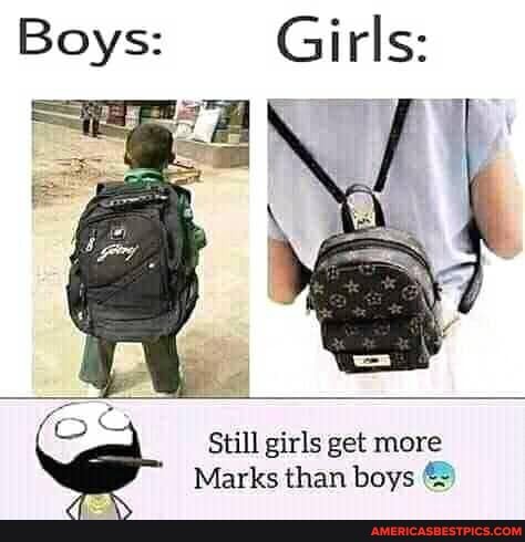 Girls:
Wy
Still girls get more
Marks than boys