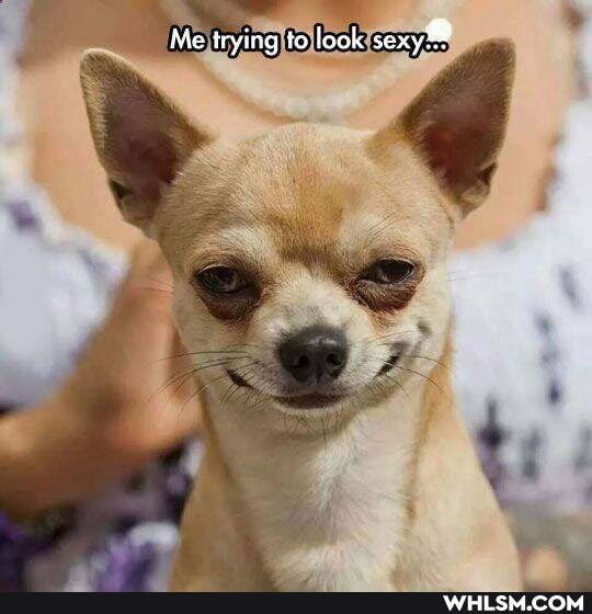 Me trying fo look sexy