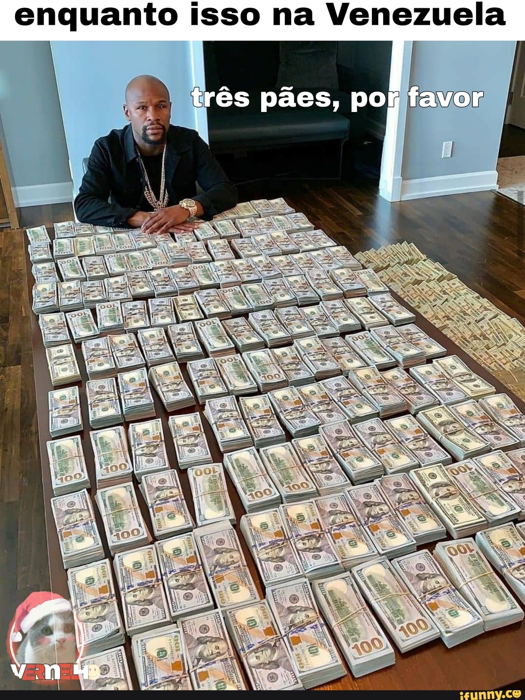 enquanto isso na Venezuela
três pães, pok
favor