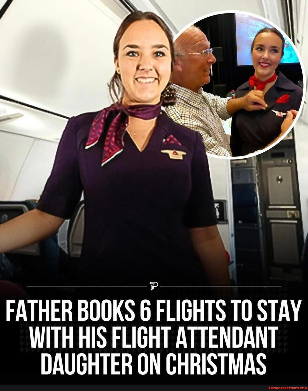 Pierce Vaughan, a Delta Airlines flight attendant, had to spend