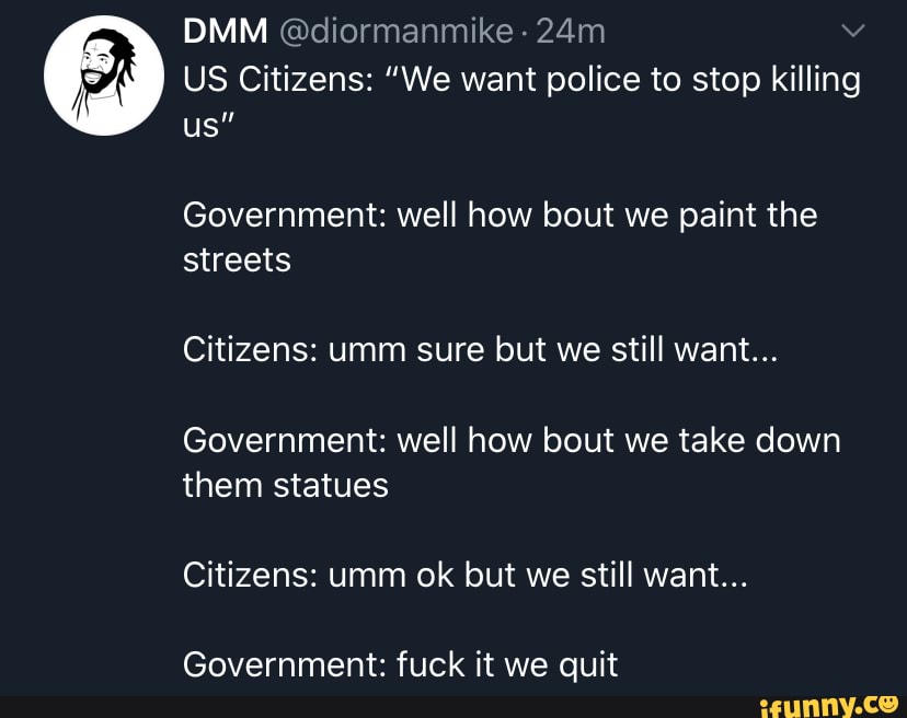 Government: well... 