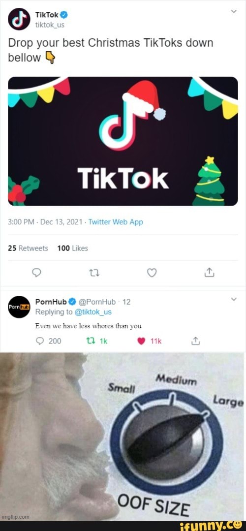 TikTok Drop your best Christmas TikToks down bellow TikTok Twitter Web