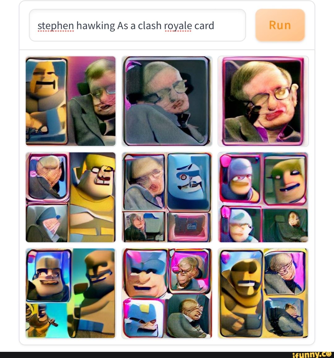 Stephen hawking As a clash royale card - iFunny
