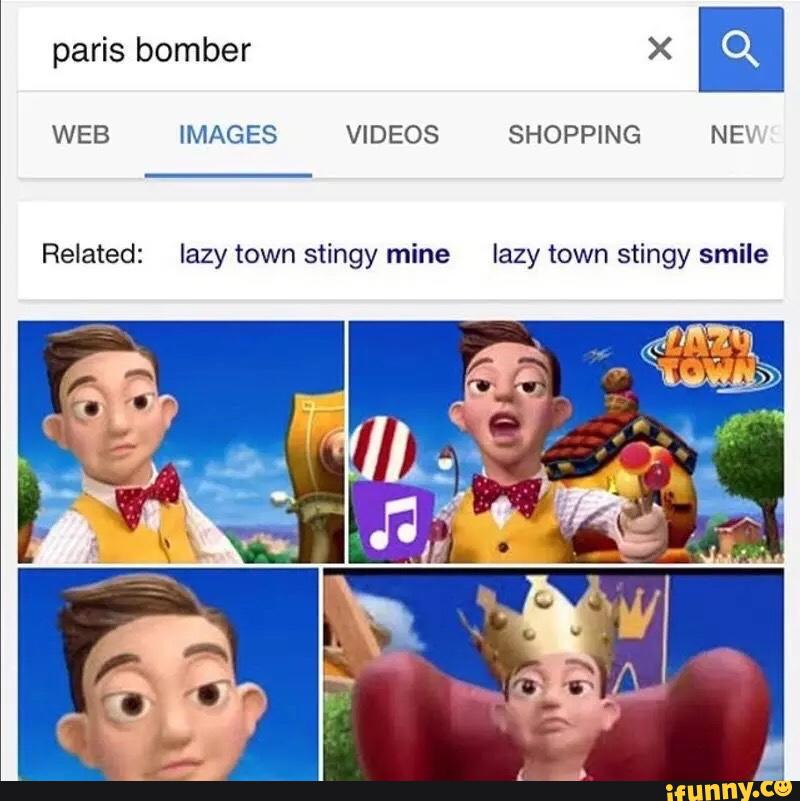 Related: Lazy Town Stingy Mine Lazy Town Stingy Smile - )